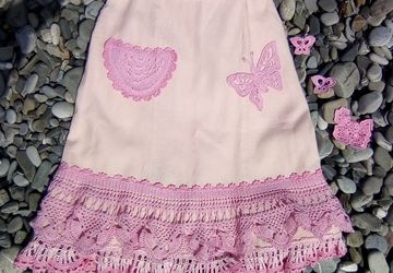 юбка Розовое бохо