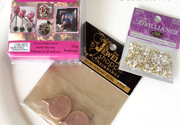 Великолепный набор серьги и кулон своими руками.