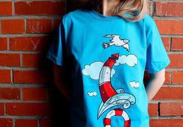 Футболка с авторским принтом!