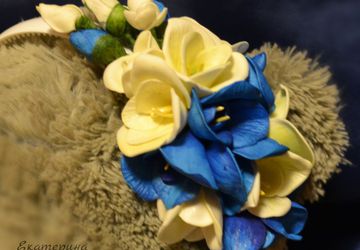 Ободок из фоамирана "Венецианская лагуна"