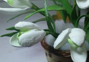 Корзиночка с подснежниками
