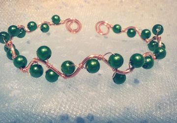 Браслет "Ёлочные шары"