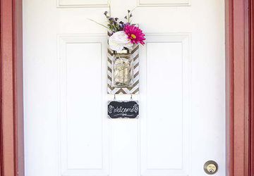 Оригинальная подвесная ваза своими руками из стеклянной банки.