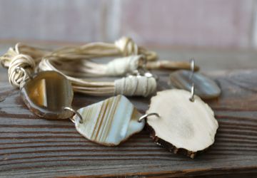 Колье «Зимний берег»