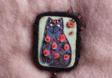 Брошь "Роза"