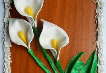 Картины из кожи