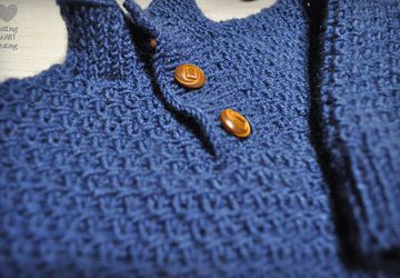 Черничный джемпер для мальчика