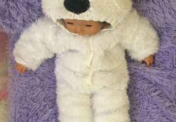 Детский вязанный комбинезон