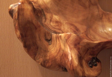 Подвесная полка из капа