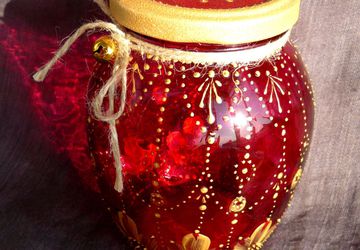 Декоративная баночка с бубенчиком