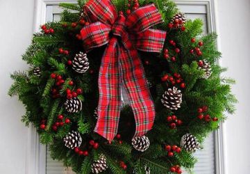 Новогодние венки своими руками
