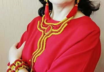 Комплект украшений из бисера "Радужное настроение"