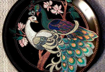 Декоративная тарелка "Весна"