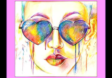 современная живопись, Красотка