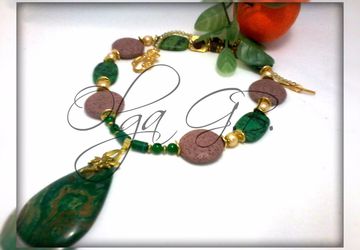 Колье "Лесная нимфа"