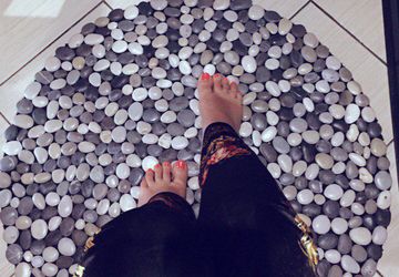 ЭкоКоврик из морской гальки