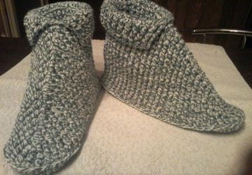 Тапочки вязаные