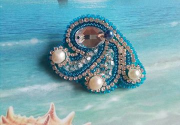 Брошь Осьминог