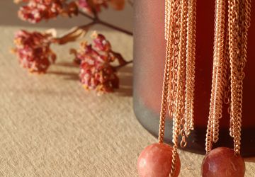 Серьги «Малиновое вино»