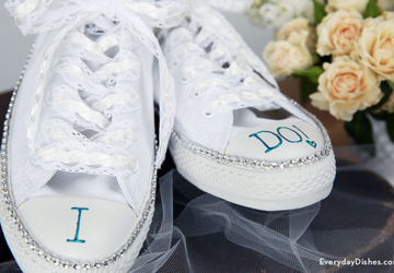 Гламурные кеды своими руками