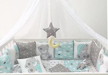 Бортики в кроватку, постельный набор в кроватку