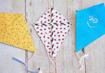 Мини-воздушный змей своими руками.