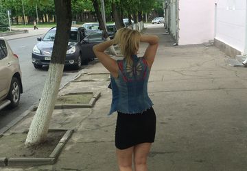 Джинсовый жилет