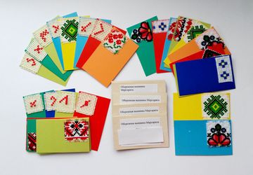 Визитки в стиле скрапбукинг