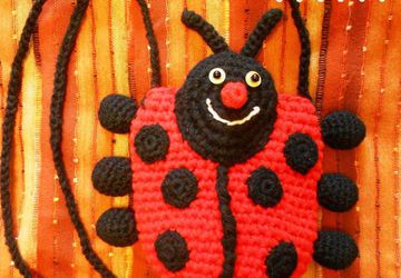 Сумка божья коровка