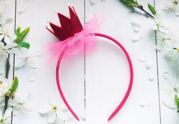 Ободок Корона, разные цвета