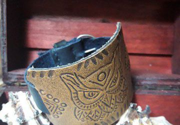 Мастер-класс по созданию браслета из кожи