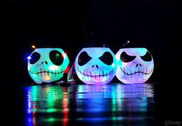 Фонарь "Голова Джека" (подсвечник на Хэллоуин)