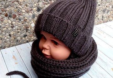 Комплект из мериносовой шерсти