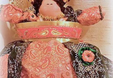 Интерьерная кукла-пакетница