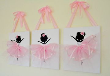 Панно "Маленькие балерины"
