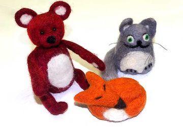 Мастер-класс по сухому валянию шерсти