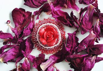 Брошь "Роза"