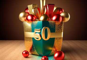 How to make a gift for 50th birthday