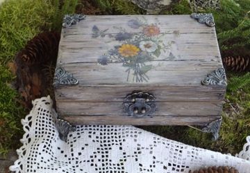 Шкатулка "Полевой букет"