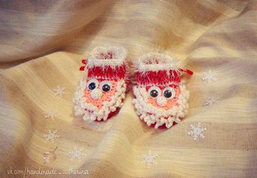 вязаные новые пинетки ручной работы