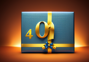 How to make a gift for 40th anniversary