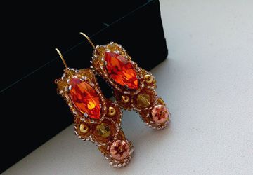 Серьги "Пламя"