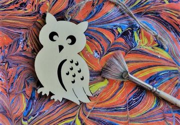 ЭБРУ - Подарок школьнику! Творческий мастер-класс для всей семьи