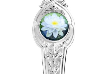 Серебряная кофейная ложка ЛИЛИЯ