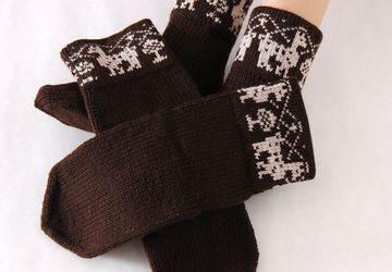 Носки-семейная пара "Ламы"