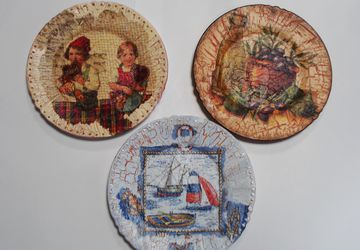 ДЕКОРАТИВНАЯ ТАРЕЛКА мастер-класс по декупажу