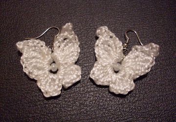 серьги Бабочки