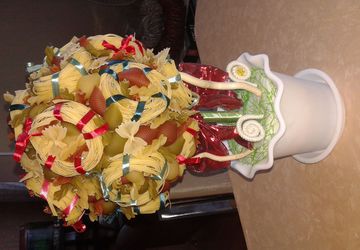 Топиарий из макарон