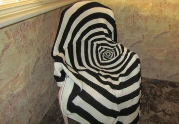 Вязаный плед "Иллюзия"