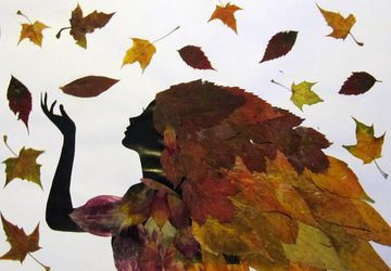 Аппликация на тему осень